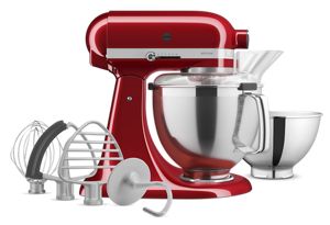 KitchenAid 5-Quart Artisan Design Series Tilt-Head Stand Mixer | Candy  Apple Red