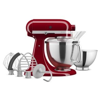KitchenAid® Artisan® Series 5 Quart Tilt-Head Stand Mixer w/ Premium Accessory Pack in Red, KSM195PSER