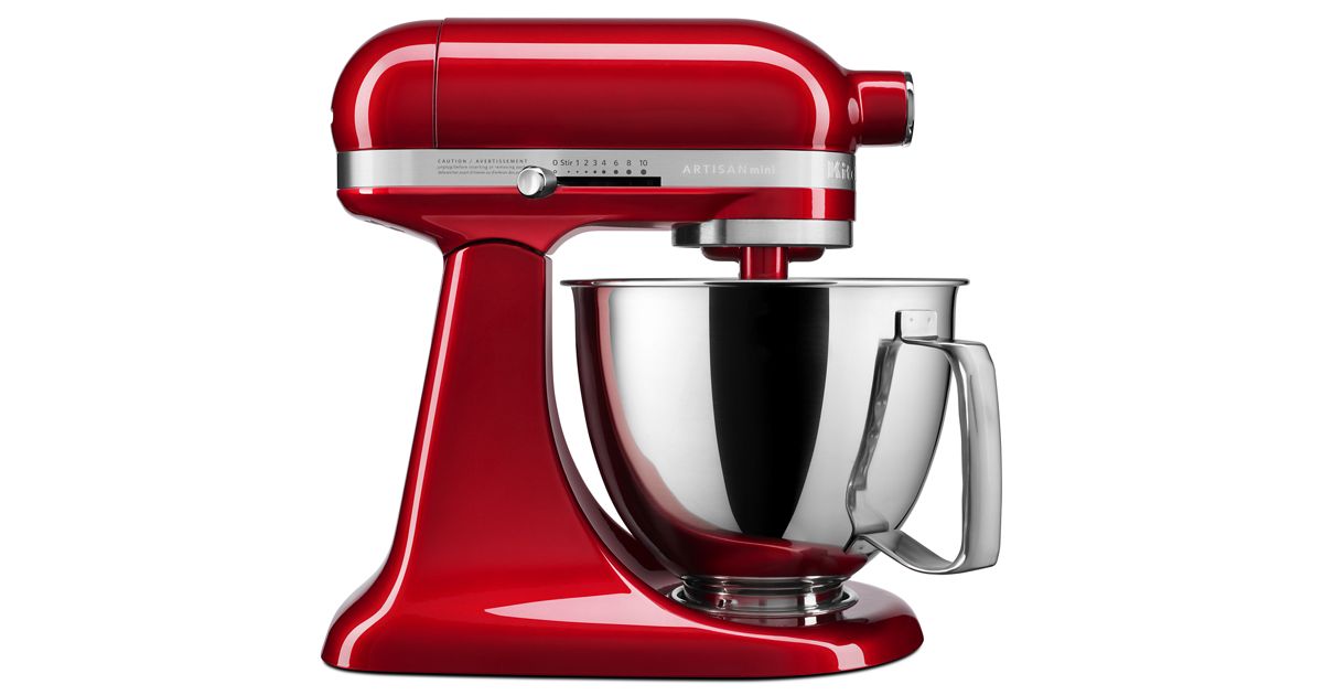 Artisan® Mini 3.5 Quart Tilt-Head Stand Mixer - Candy Apple Red
