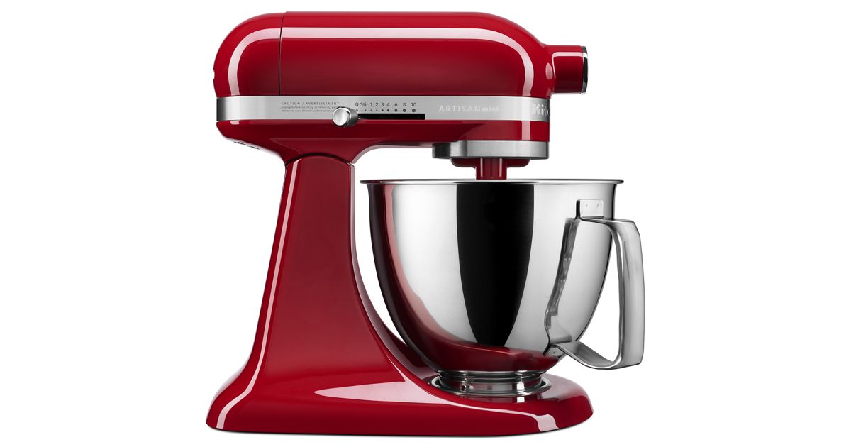 Artisan® Mini 3.5 Quart Tilt-Head Stand Mixer - Empire Red