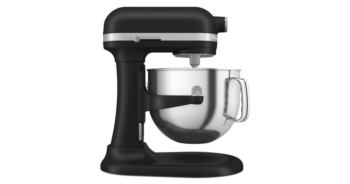 KitchenAid® 7 Quart Bowl-Lift Stand Mixer - Cast Iron Black