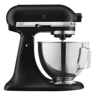 KitchenAid® Deluxe 4.5 Quart Tilt-Head Stand Mixer in Black, KSM97BM