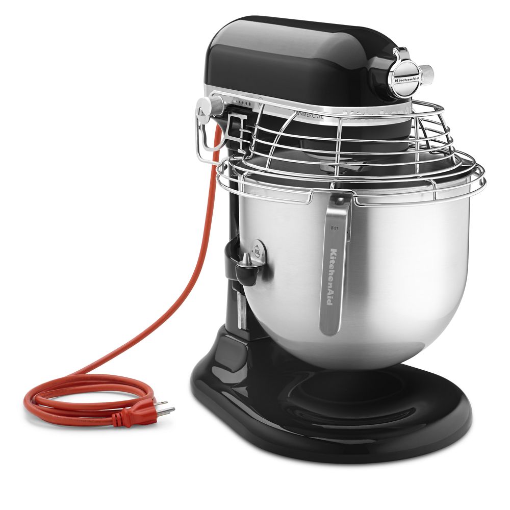 NSF Certified® Commercial Series 8 Quart Bowl-Lift Stand Mixer with Stainless Steel Bowl Guard