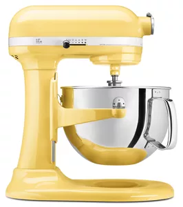 Restored Vintage Yellow 1960s Kitchenaid K45 Electric Tilt 