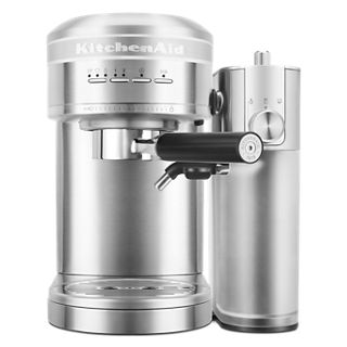 KitchenAid� Metal Semi-Automatic Espresso Machine & Automatic Milk Frother Attachment Bundle in Steel, KES6504SX