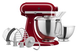 Artisan® Series 5 Quart Tilt-Head Stand Mixer with Premium Accessory Pack