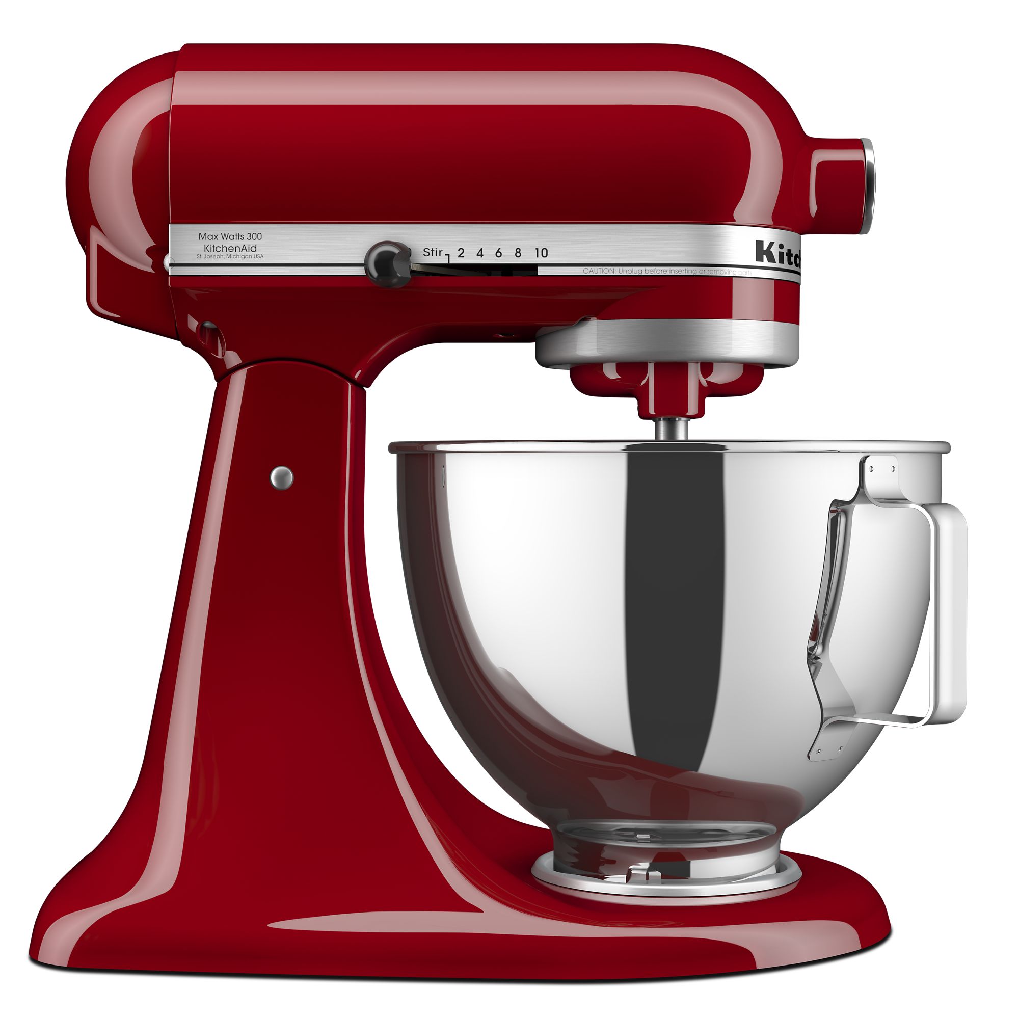 Deluxe 4.5 Quart Tilt-Head Stand Mixer - Empire Red