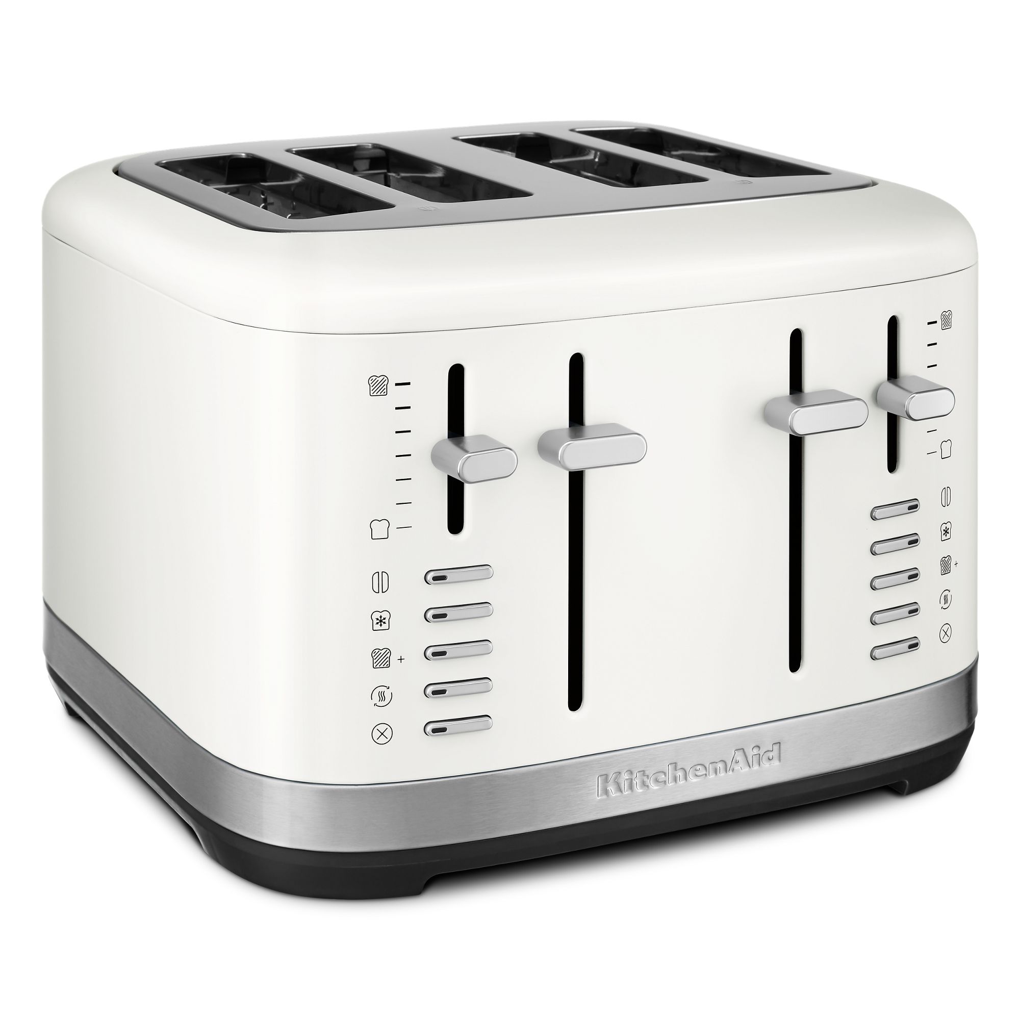 4 Slice Toaster - Porcelain White