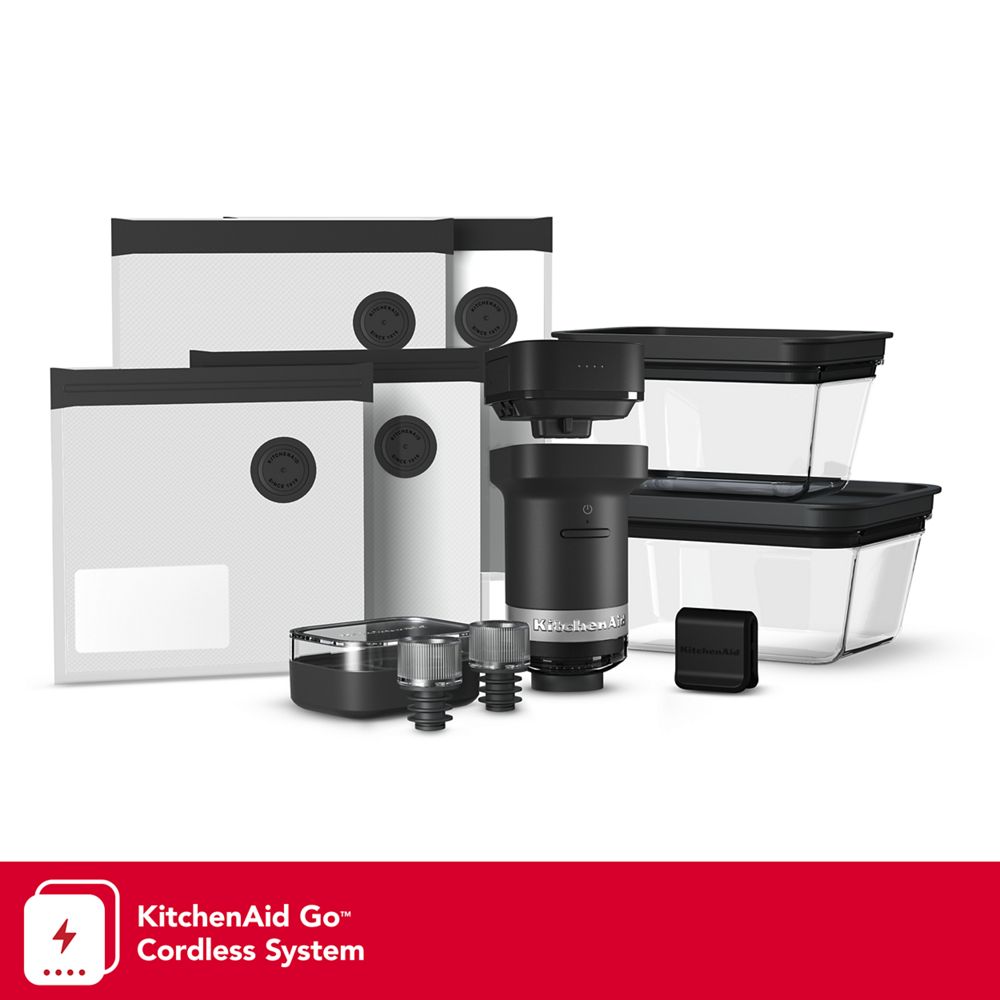 KitchenAid Go® Cordless Handheld Vacuum Sealer Starter Pack - Battery Included
