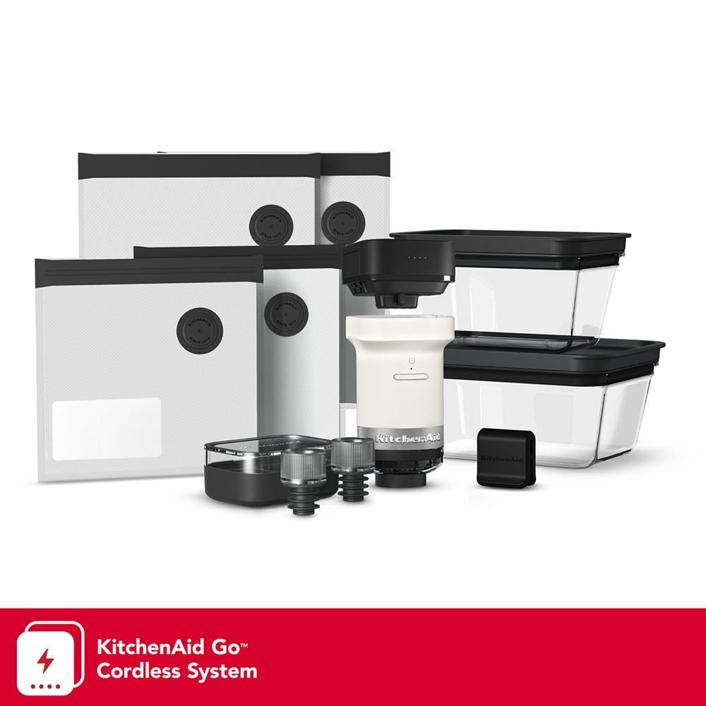 KitchenAid Go® Cordless Handheld Vacuum Sealer Starter Pack - Battery Included