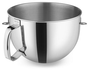 6 Quart Bowl-Lift Polished Stainless Steel Bowl with Handle