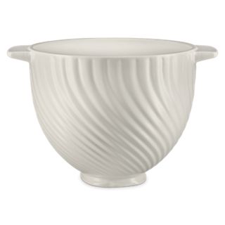 KitchenAid&reg; 5 Quart Meringue Ceramic Bowl in White, KSM2CB5MR