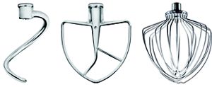 3 Piece Stainless Steel Accessory Set for select KitchenAid® Bowl-Lift Stand Mixers