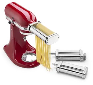 KitchenAid KSMPRA 3 Piece Pasta Roller and Cutter Attachment Set Stainless Steel