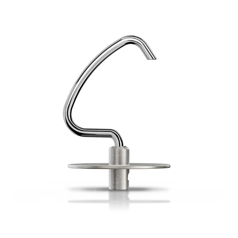 Durable stainless steel dough hook for select  KitchenAid® tilt-head stand mixers
