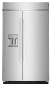 29.4 Cu. Ft. 48-inch Built-In Side-by-Side Refrigerator with Essex cabinets in White
