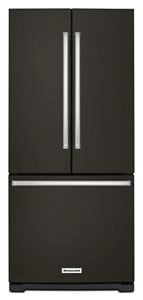Kitchenaid 20 cu. Ft. 30-Inch Width Standard Depth French Door Refrigerator with Interior Dispense