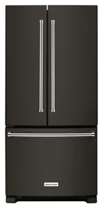 Kitchenaid black stainless steel fridge hotsell
