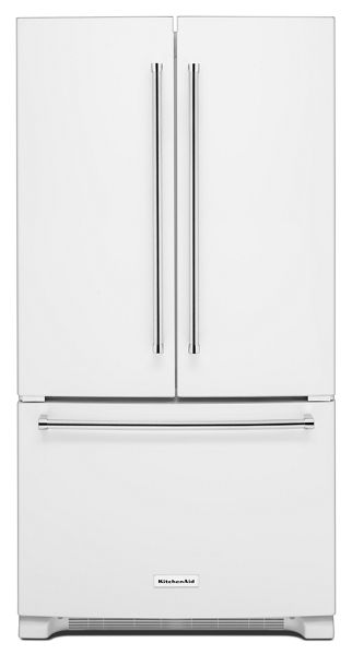 Kitchenaid cheap white fridge