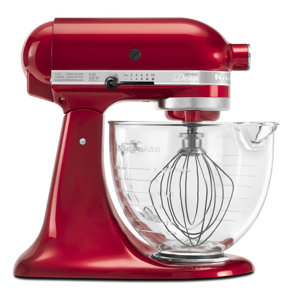 Artisan® Design Series 5 Quart Tilt-Head Stand Mixer with Glass Bowl