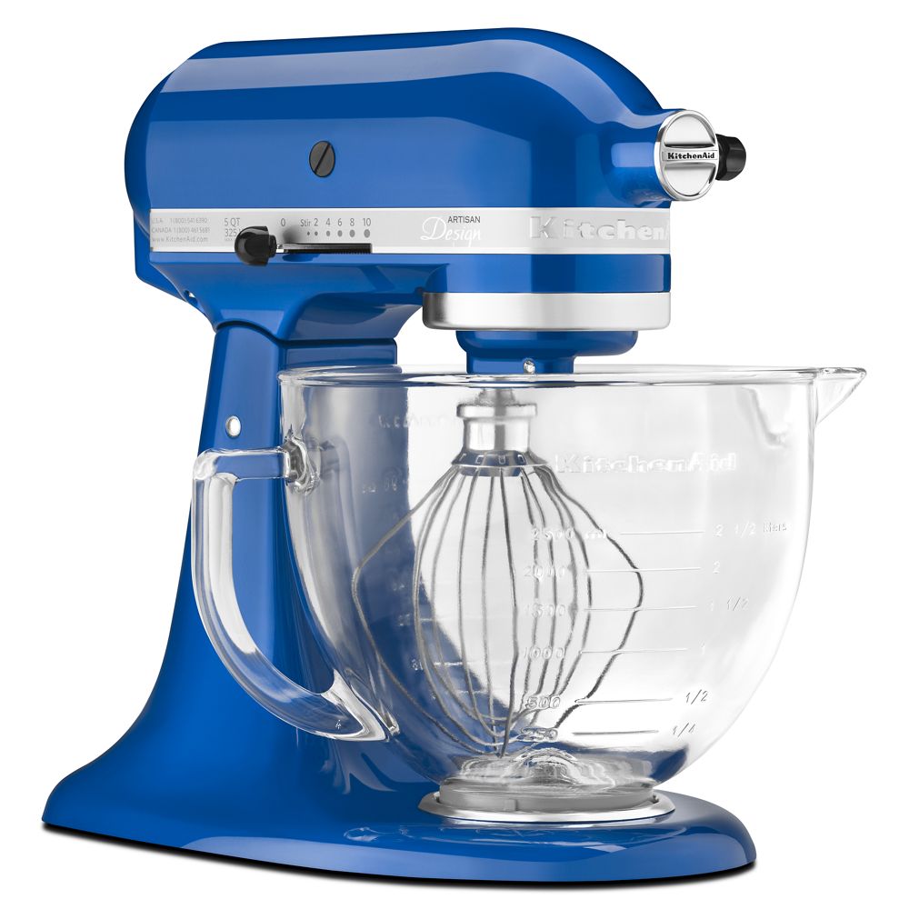 Artisan® Design Series 5 Quart Tilt-Head Stand Mixer with Glass Bowl