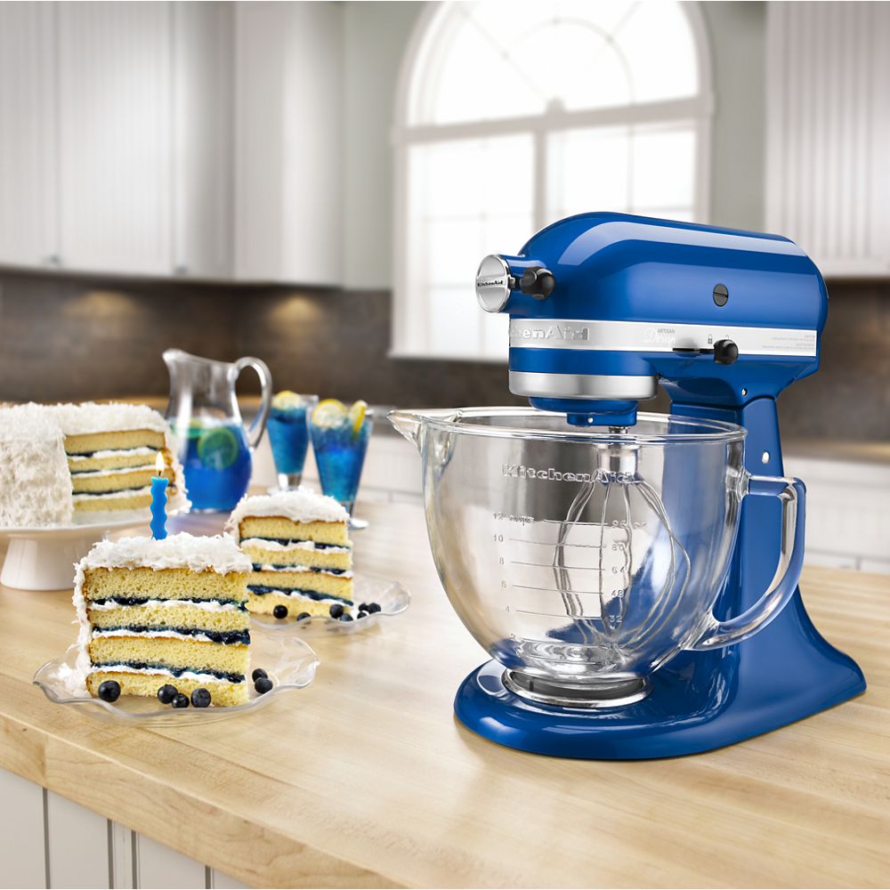 Artisan® Design Series 5 Quart Tilt-Head Stand Mixer with Glass Bowl