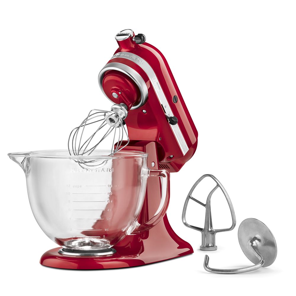 Artisan® Design Series 5 Quart Tilt-Head Stand Mixer with Glass Bowl