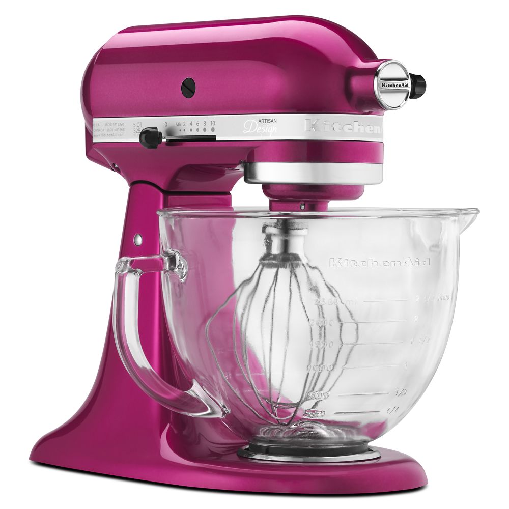 Artisan® Design Series 5 Quart Tilt-Head Stand Mixer with Glass Bowl