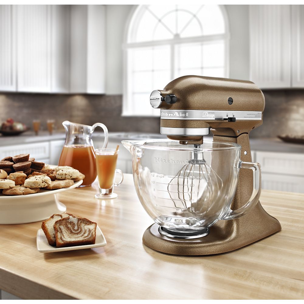 Artisan® Design Series 5 Quart Tilt-Head Stand Mixer with Glass Bowl