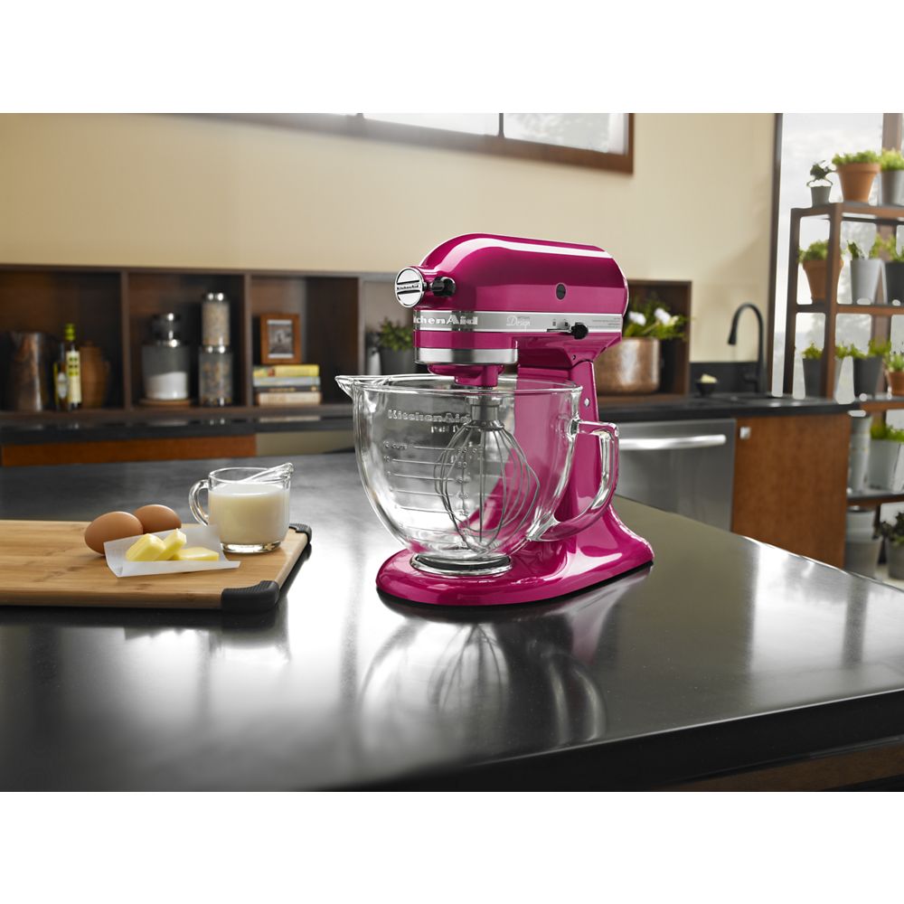 Artisan® Design Series 5 Quart Tilt-Head Stand Mixer with Glass Bowl