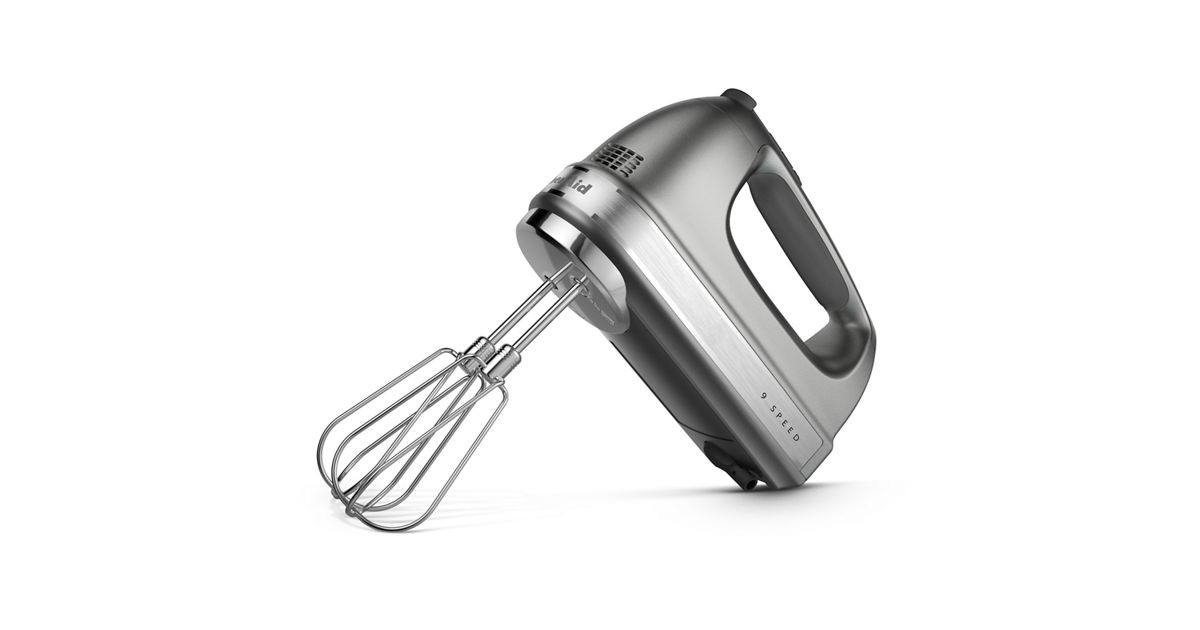 9-Speed Hand Mixer - Contour Silver | KitchenAid US