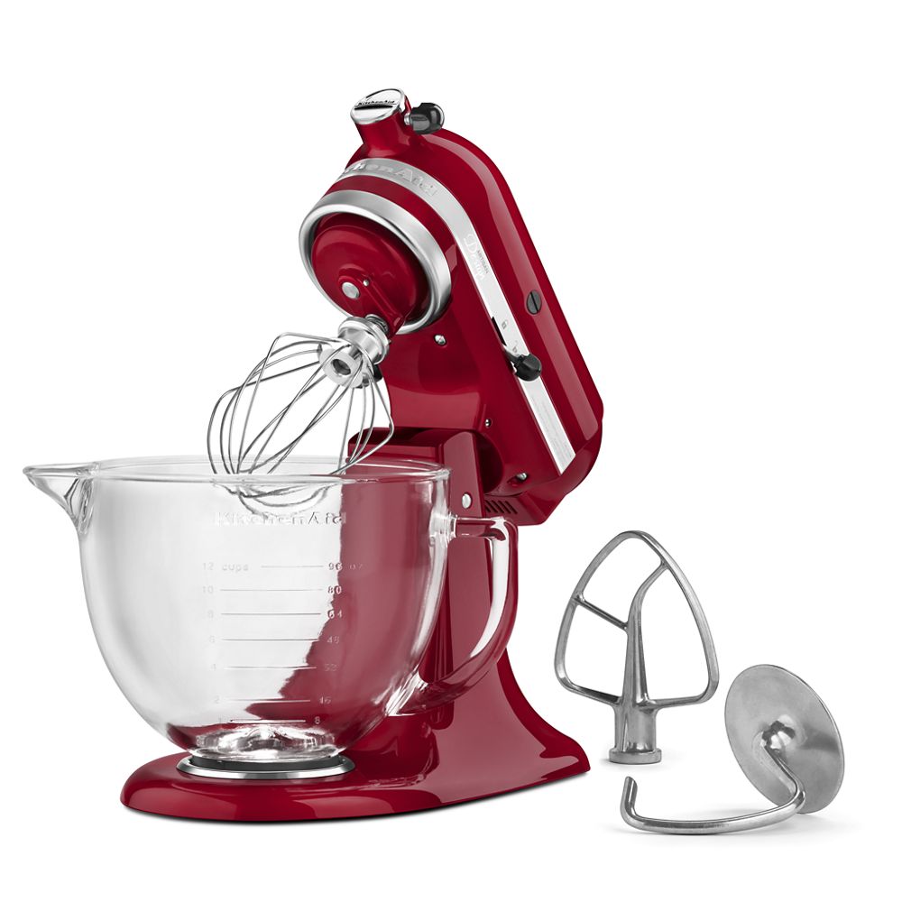 Artisan® Design Series 5 Quart Tilt-Head Stand Mixer with Glass Bowl