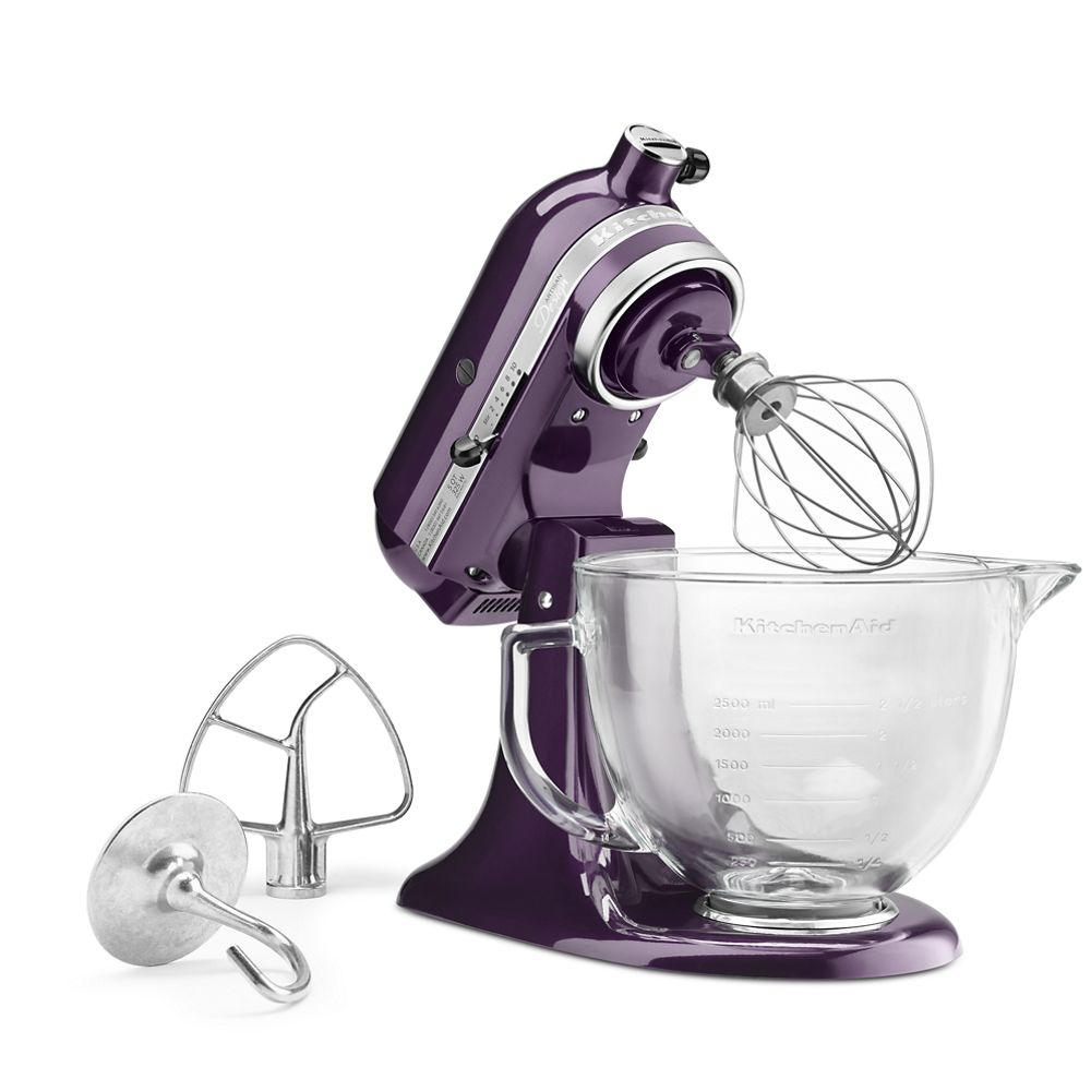 Artisan® Design Series 5 Quart Tilt-Head Stand Mixer with Glass Bowl