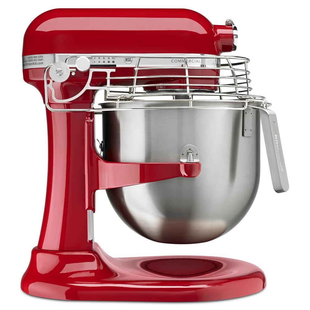 NSF Certified® Commercial Series 8 Quart Bowl-Lift Stand Mixer with Stainless Steel Bowl Guard
