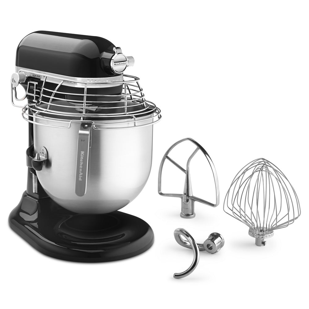 NSF Certified® Commercial Series 8 Quart Bowl-Lift Stand Mixer with Stainless Steel Bowl Guard