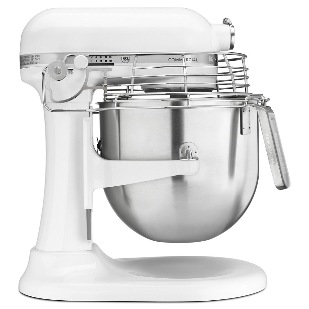 NSF Certified® Commercial Series 8 Quart Bowl-Lift Stand Mixer with Stainless Steel Bowl Guard