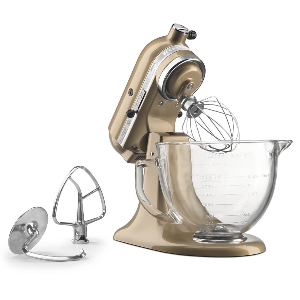 Artisan® Design Series 5 Quart Tilt-Head Stand Mixer with Glass Bowl