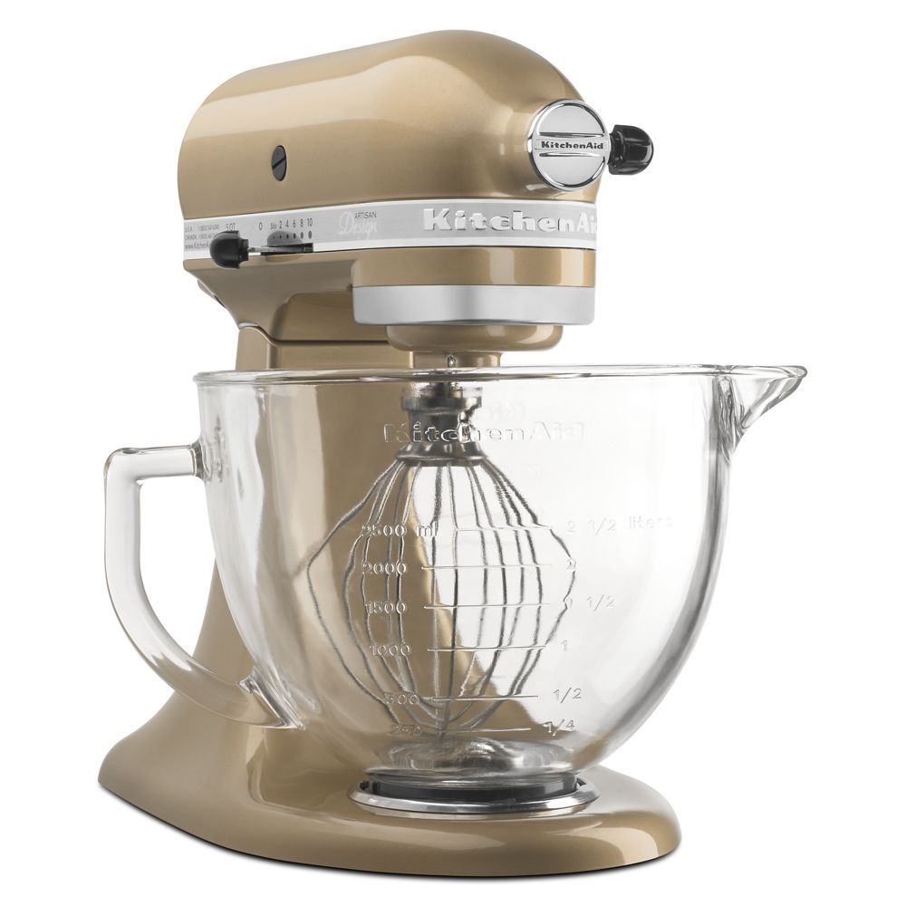 Artisan® Design Series 5 Quart Tilt-Head Stand Mixer with Glass Bowl