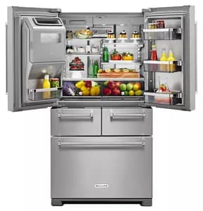 25.8 Cu. Ft. 36" Multi-Door Freestanding Refrigerator with Platinum Interior Design