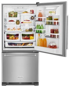 kitchenaid fridge 30 inch
