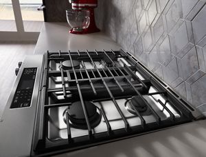 kitchenaid stove top downdraft