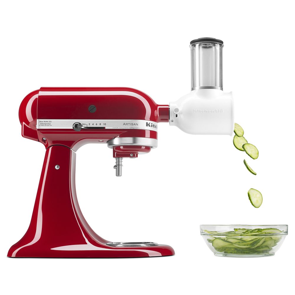 Food Grinder + Fresh Prep Slicer/Shredder Attachment Bundle