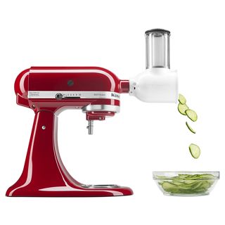 KitchenAid® Value Bundle Artisan® Series 5 Quart Tilt-Head Stand Mixer w/ Fresh Prep Slicer/shredder Attachment, KSM150FBER