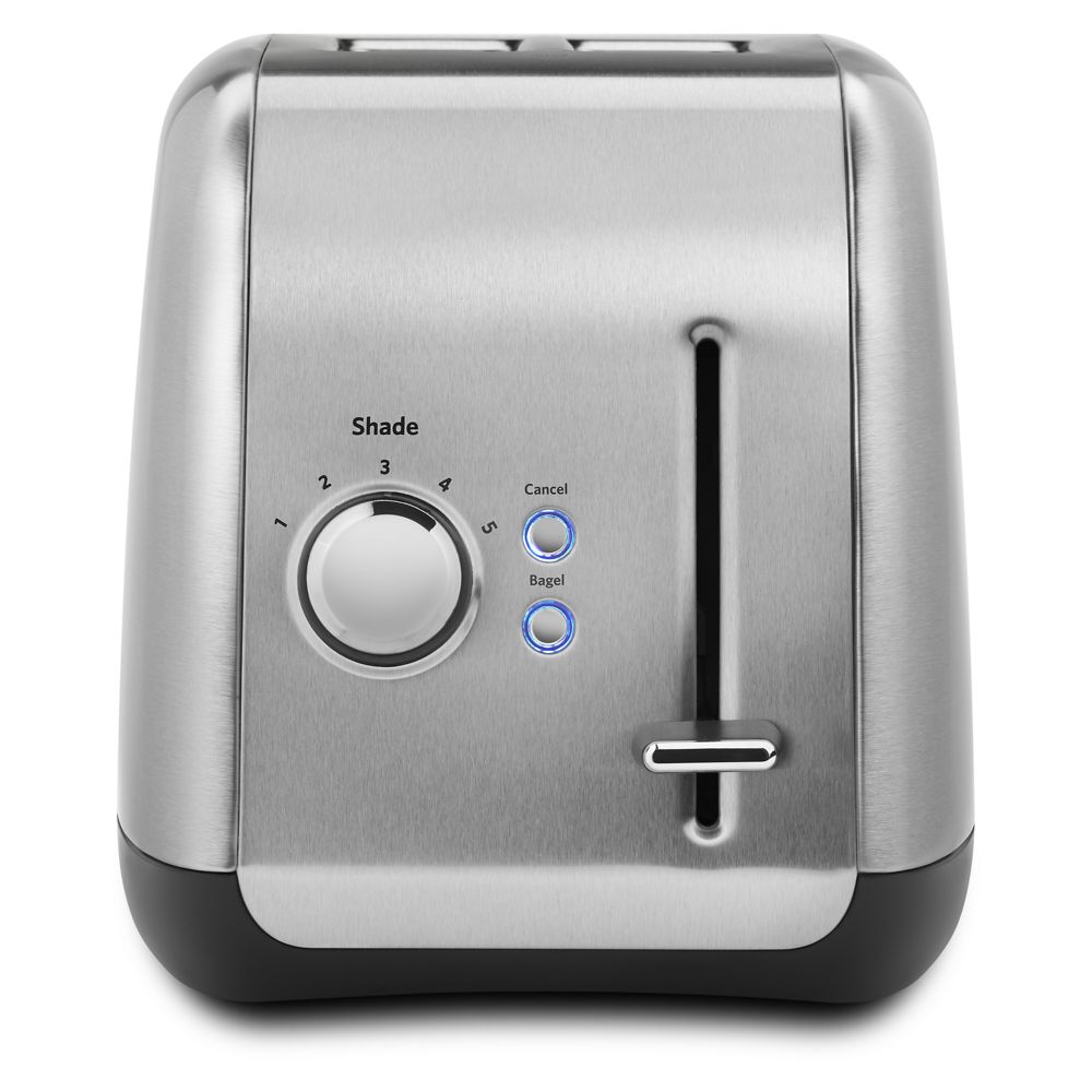 2-Slice Toaster with manual lift lever