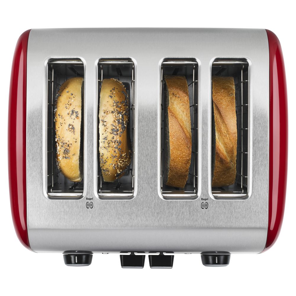 4-Slice Toaster with Manual High-Lift Lever