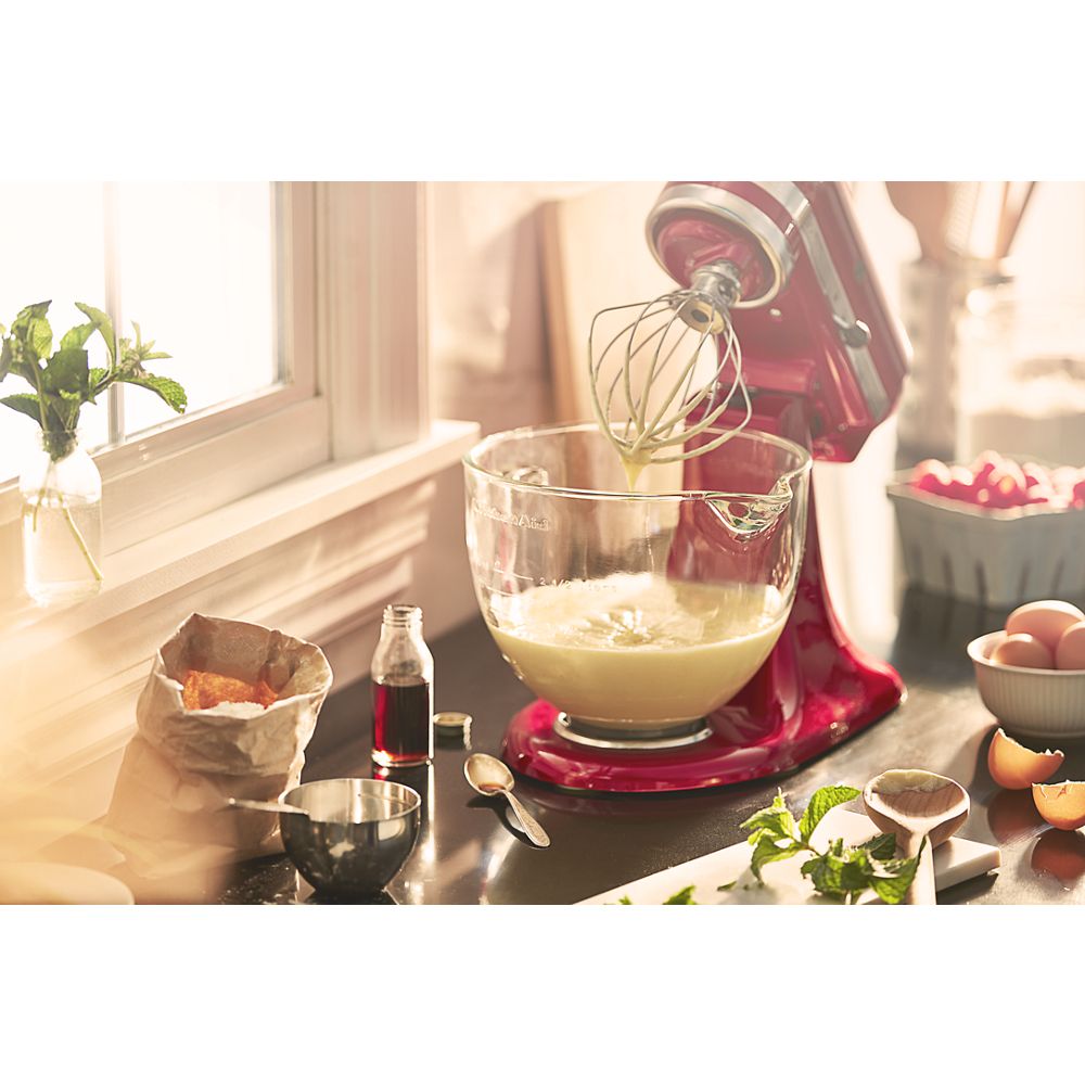 Artisan® Design Series 5 Quart Tilt-Head Stand Mixer with Glass Bowl