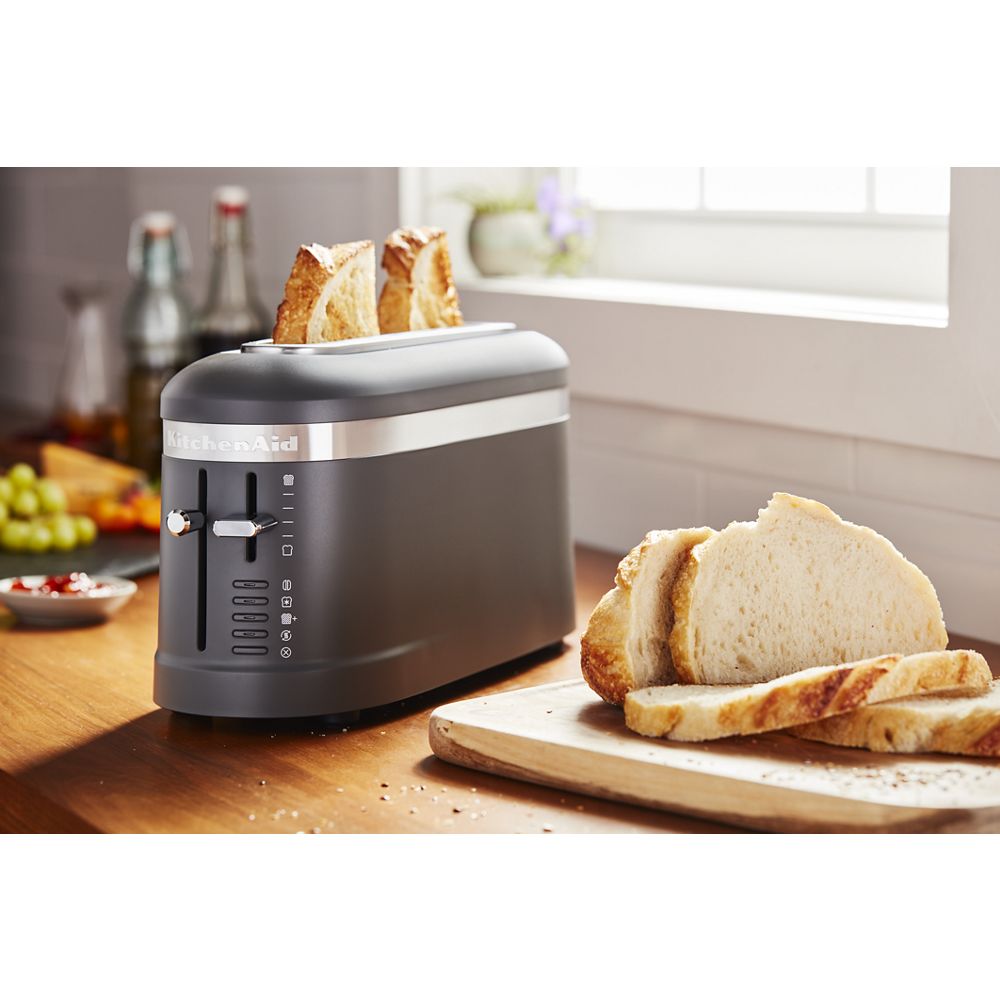 2 Slice Long Slot Toaster with High-Lift Lever