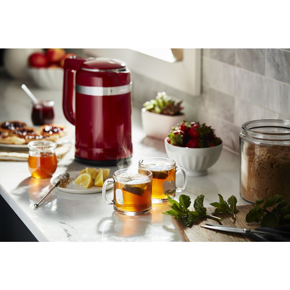 1.5 Liter Electric Kettle with dual-wall insulation