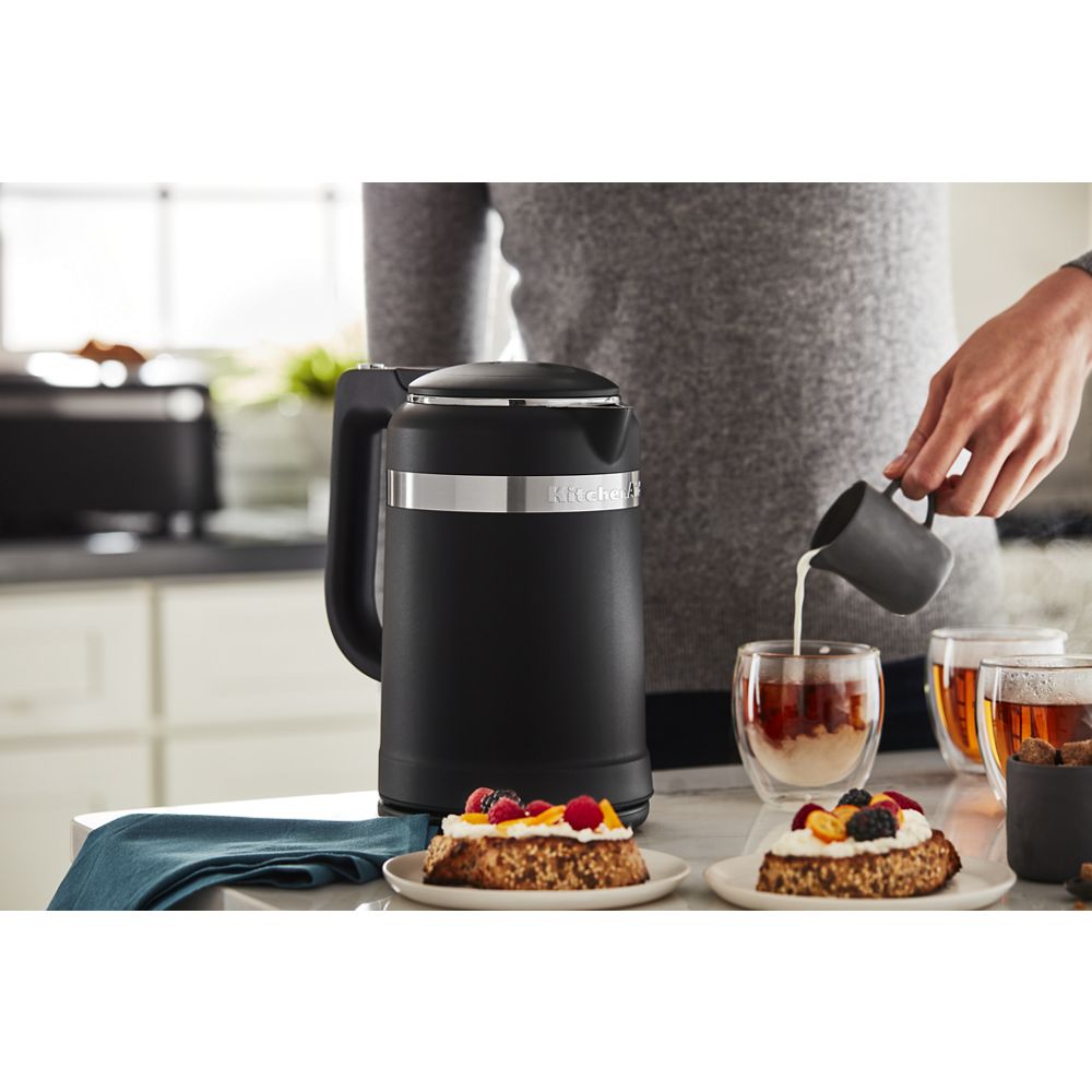 1.5 Liter Electric Kettle with dual-wall insulation