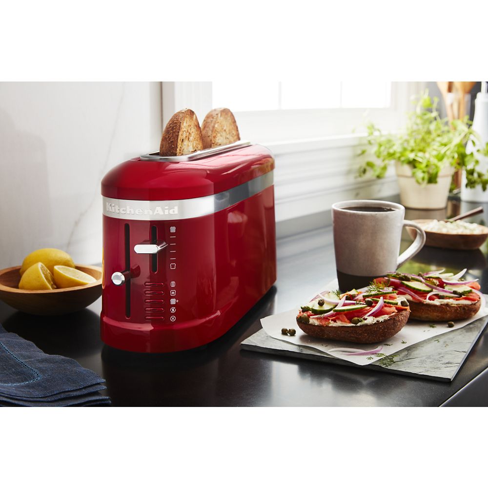 2 Slice Long Slot Toaster with High-Lift Lever